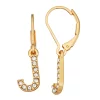 Nine West Initial "J" Drop Earrings