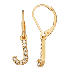 Nine West Initial "J" Drop Earrings