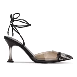 Nine West Haina Women's Ankle Wrap Rhinestone High Heels 10 Nine West Haina Women's Ankle Wrap Rhinestone High Heels -Nine West shop 5776705 ALT