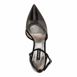 Nine West Tootsie Women's Ankle Strap Rhinestone High Heels -Nine West shop 5776709 ALT3