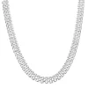 Nine West Silver Tone Metal Chain Collar Necklace 2 Nine West Silver Tone Metal Chain Collar Necklace -Nine West shop 5806617