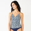 Women's Nine West Wrap Front Tankini Top -Nine West shop 5807654