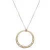 Nine West Gold Tone Circle Pendant Necklace 1 Nine West Gold Tone Circle Pendant Necklace -Nine West shop 5808106