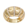 Nine West Gold Tone Simulated Crystal Domed Ring 2 Nine West Gold Tone Simulated Crystal Domed Ring -Nine West shop 5808124
