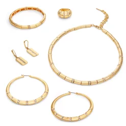 Nine West Gold Tone Large Click-It Hoop Earrings 7 Nine West Gold Tone Large Click-It Hoop Earrings -Nine West shop 5808125 ALT9