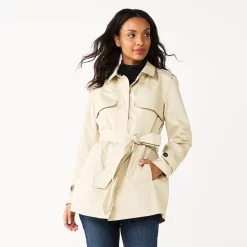 Women's Nine West Signature Trench Coat 8 Women's Nine West Signature Trench Coat -Nine West shop 5853411 Light Beige