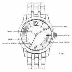 Nine West Women's Two Tone Rectangle Dial Dress Watch -Nine West shop 5857479 ALT5