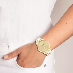 Nine West Women's Gold-Tone Dress Watch -Nine West shop 5857498 ALT9