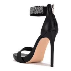 Nine West Utell Women's Rhinestone High Heel Dress Sandals -Nine West shop 5883719 ALT4
