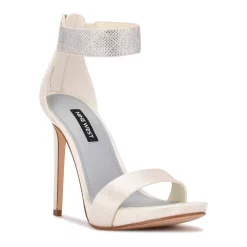 Nine West Utell Women's Rhinestone High Heel Dress Sandals