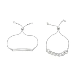 Nine West Silver Tone Friendship Bracelets