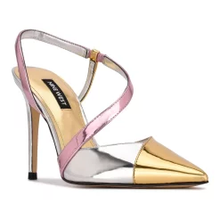 Nine West Floria Women's Dress Heels 11 Nine West Floria Women's Dress Heels -Nine West shop 5899524 Metallic Multi