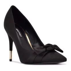 Nine West Bowy Women's Heels -Nine West shop 5901000 Black Satin