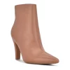 Nine West Cale 9x9 Women's Leather Ankle Boots -Nine West shop 5903922 Natrl Lthr