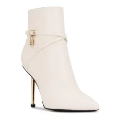 Nine West Tarin Women's Heeled Ankle Boots -Nine West shop 5904087 White