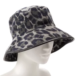 Women's Nine West Animal Print Corduroy Bucket Hat -Nine West shop 5921333 ALT