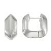 Nine West Silver Tone Round Huggie Hoop Earrings -Nine West shop 5928740
