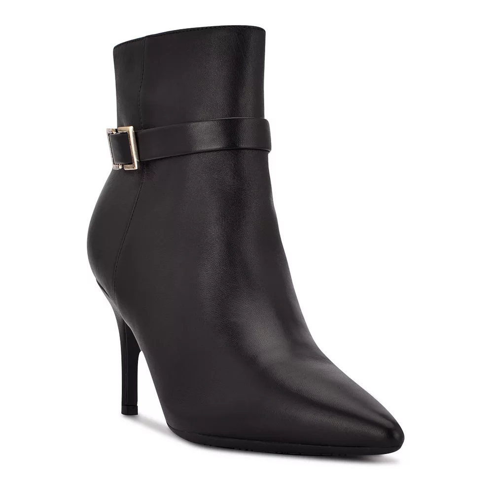 Nine West Dian 9x9 Women's Leather Ankle Boots 3 Nine West Dian 9x9 Women's Leather Ankle Boots