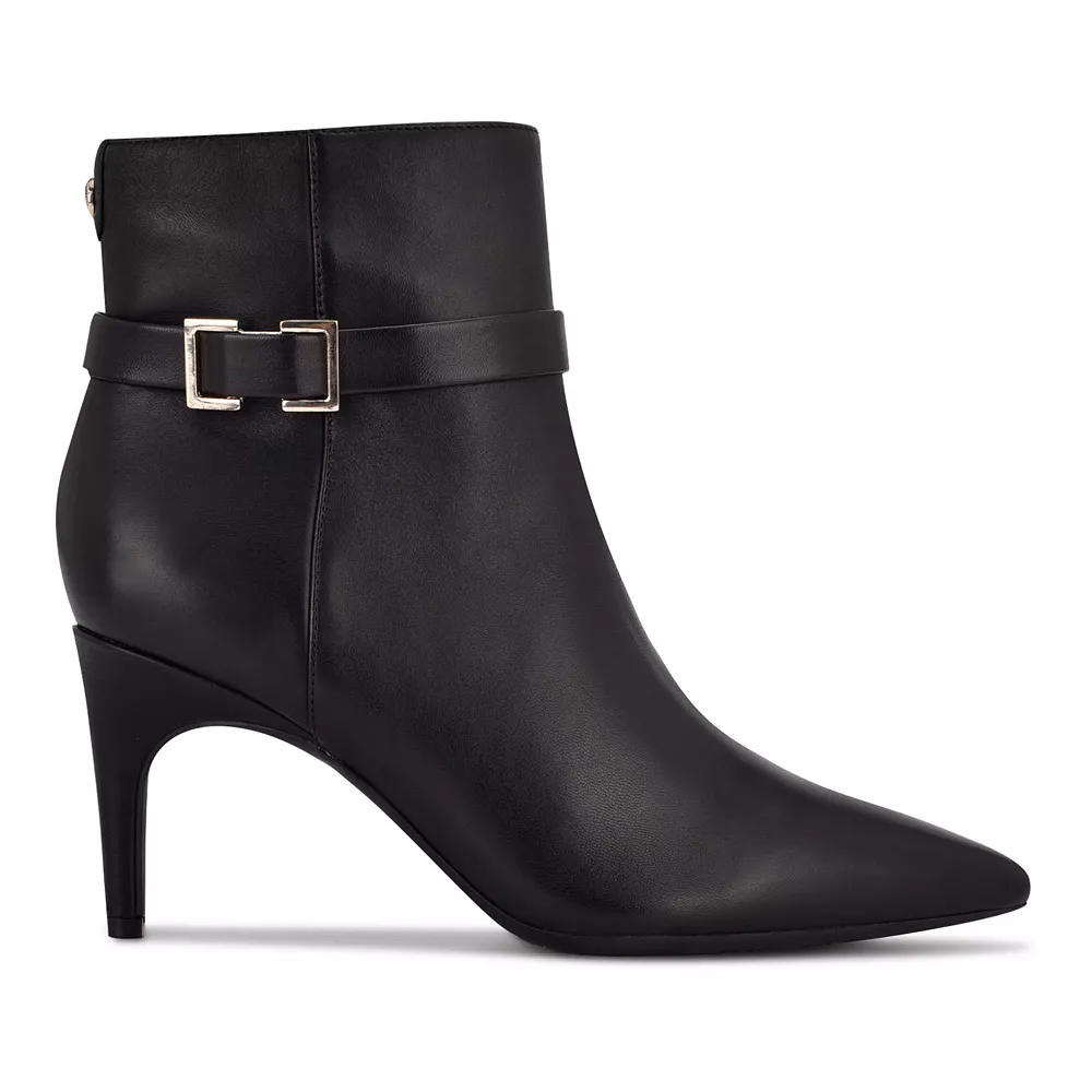 Nine West Dian 9x9 Women's Leather Ankle Boots 4 Nine West Dian 9x9 Women's Leather Ankle Boots - Image 2