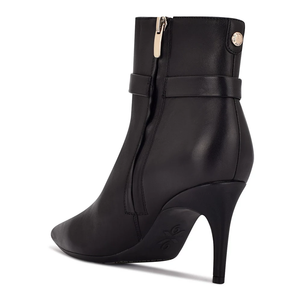 Nine West Dian 9x9 Women's Leather Ankle Boots 7 Nine West Dian 9x9 Women's Leather Ankle Boots - Image 5