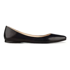 Nine West Speakup Women's Leather Ballet Flats -Nine West shop 5961624 ALT