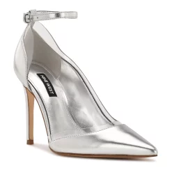 Nine West Freze Women's Dress Pumps -Nine West shop 5965701 Silver Clear