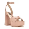 Nine West Joya Women's Platform Dress Sandals -Nine West shop 5970503 Light Natural Patent