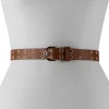 Women's Nine West Double Row Grommet Belt -Nine West shop 5977370 Cognac