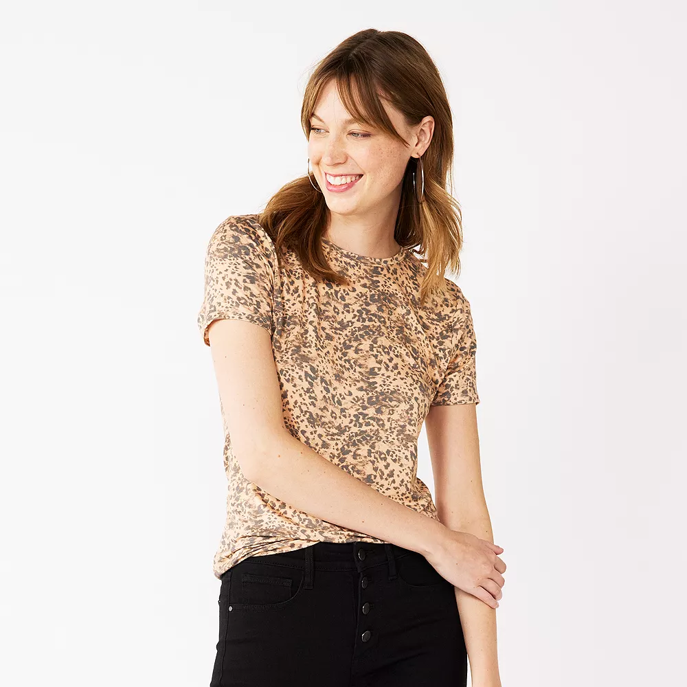 Women's Nine West Essential Crewneck Tee 9 Women's Nine West Essential Crewneck Tee - Image 7